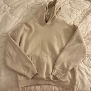 Abercrombie & Fitch Essential Popover Cream Hoodie